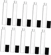 BATHVEVE 10PCS Refillable Roller Ball Bottles for Essential Oils and Perfume Durable Containers with Metal Rollers Leak Design for Travel and Easy Dispensing