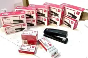 10 Pieces Stapler for Desk Staplers Bulk with 6000 Staples Office or School.