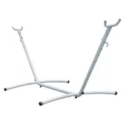 10 foot Universal Steel Hammock Stand in Matte White - Metal Hammock Frame for Traditional Hammocks - Portable & Easy Assembly - by Pacific Hammocks