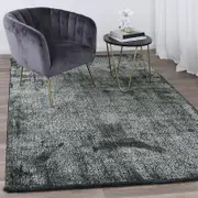 Brand Ventures Brooklyn Distressed Oriental Emerald Green Rug