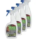 4PK Bona 1L Stone Tile & Laminate Maintenance Cleaning Spray for Floors Surface