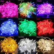 CONNECTABLE 100 LED 25FT USA WALL PLUG STRING FAIRY lights wedding holiday xmas