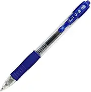 Pilot G-2 Retractable Extra Fine Gel Pen, Nib Size 0.5 mm, Blue
