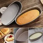 Oval Shape Nonstick Baking Tray Bread Mold Cheese Cake Tin Cake Pan Baking Tool