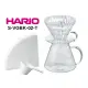 日本製 HARIO V60 清透玻璃濾杯手沖咖啡套裝組 S-VGBK-02-T