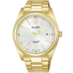 【ALBA】Prestige 簡約三針 時尚腕錶-42.2mm金色(VJ42-X353K/AS9S60X1)