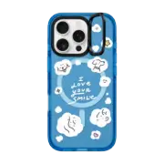 iPhone 16 Pro Impact Ring Stand Case MagSafe Compatible I love your smile by ReenP