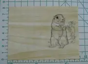 Tri Chem Ready To Paint Craft Liquid Embroidery 7045 Small Chipmunk TV Log Cover