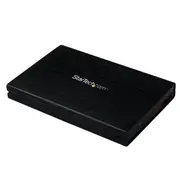 StarTech 2.5in Aluminum USB 3.0 External SATA III SSD Hard Drive Enclosure with UASP for SATA 6 Gbps Portable External HDD