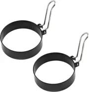 Egg Ring Set for Frying or Shaping Eggs, round Egg Cooker Rings for Cooking, Sta
