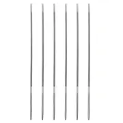 6pcs Chainsaw File Sharpening Round Hand Files for Chain Saws , 9/64"(3.5mm)