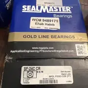 SealMaster SF-24C CR Flange-Mount Ball Bearing Unit - 4-Bolt Flange, 1.5"