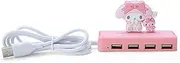 Sanrio 326909 Slim USB Hub My Melody, My Melody, 2.4 x 3.7 x 1.2 inches (6 x 9.5 x 3 cm), Character 326909