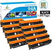 10PK CF294A 94A Toner Cartridge for HP LaserJet Pro M118dw MFP M148dw M148fdw