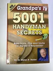 Grandpa's 5001 Handyman Secrets As Seen On TV BRAND NEW SEALED Myles H. Bader HC