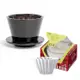 TIMEMORE 泰摩 冰瞳B75咖啡濾杯 手沖蛋糕型咖啡樹脂濾杯＋Kalita蛋糕濾紙 KWF－155 （1－2人用） 50片裝
