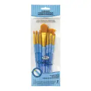Crafters Choice Gold Taklon Oval Brush Variety Set 7 pack*