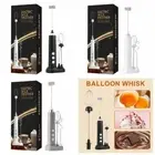 with Charging Base Handheld Milk Frother Handheld Foam Maker