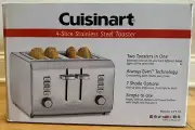 Cuisinart Stainless Steel 4-Slice Toaster CPT-10
