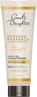 Carol's Daughter Goddess Strength Fortifying Conditioner For Wavy, Coily and Curly Hair, Sulfate Free Conditioner with Castor Oil for Weak Hair, 11 Fl Oz