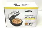 (C) Bella Mini Snowflake Waffle Maker New Unopened