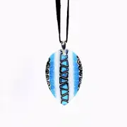 Pendant blown in glass Murano with murrine