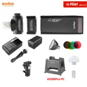 Godox AD200Pro TTL Pocket Flash Speedlite + AD200PRO-PC AD-S Reflector Diffuser