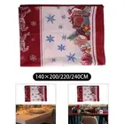 Christmas Table Cloth Decorative Funny Table Cover for Buffet Home Banquet