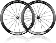 Road Bike C/V/Rim-Brake Wheel Set 700c Wheelset Aluminum Alloy Front & Rear Wheels 30/40/50mm Double Layer Rim 690 Clicks 7/8/9/10/11/12speed Cassette