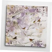 Wexford Home' Premium Gallery Wrapped Canvas Art 16L" x 16W" Lavender Spring I