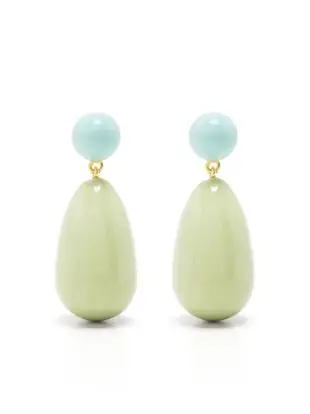 enamel drop earrings