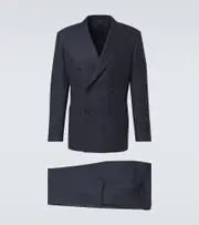 [Brioni] Brioni Herringbone wool flannel suit UK 42 blue