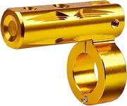 Adjustable Bracket Multi Function 22mm 7/8" Motorcycle Adjustable Handlebar Cross Bar Strengthen Lever Bar Mounting Bracket Holder (Color : Yellow)