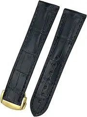 [CEKGDB] 18mm 19mm 20mm 21mm 22mm Crocodile Cowhide Watch Band for Omega Seamaster 300 Speedmaster DE VILLE AT150 Bracelet
