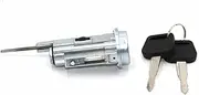 Szwaldaper Car Ignition Lock Cylinder Switch Key Set, for Toyota, for Corolla, Geo Prizm 1998-2002 69057-63110 69057-12340 69057-35030 Car Lock Cylinder Replacement