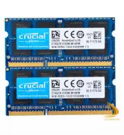 Crucial 16GB 2x 8GB 2Rx8 PC3-10600S DDR3-1333Mhz SODIMM Laptop Memory RAM 1.5V @