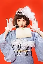 [JIMINISO] Japanese Kimono Women to Wear Lace Blue Cotton Polyester Small Pattern Kimono Taisho Romantic Style Kimono