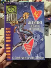 Box Of 42 Jonny Quest Valentines By Hanna-Barbera 1996