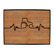 Tractor Pulse - Funny Novelty Doormat Man Cave Floor mat