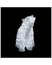 Northlight 18in Lit Commercial Grade Acrylic Polar Bear Christmas Display Decoration