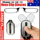 Flexible Portable Mini Nose Clip Reading Glasses Wallet Pocket Phone 1.5 2.0 2.5