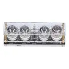 Glow Tube Clock Colorful 4 Digits IN12 LED Retro Clock For Living Room Bedroom