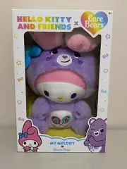 Hello Kitty And Friends x Care Bears My Melody Share Bear 10.5 Inch Plush