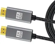 2.1 Video Cable UHD 8K60hz Video Cord 48Gbps Fast Speed Perfectly for Professional Cameras and Monitors
