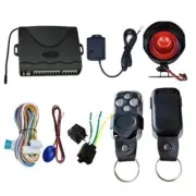 NEW CAR ALARM + 2 DOOR REMOTE CENTRAL LOCKING KIT WITH SHOCK SENSOR,IMMOBILISER