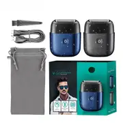 Hair Trimmer Professional Waterproof Travel Mini Beard Trimmer IPX7 Portable Reciprocating Foil Trimmer for Men