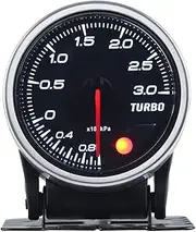 TYZYAGPGNL 2 Inch 52MM Smoke Lens 3Bar Turbo Gauge Turbo Boost Meter with Electronic Sensor Automotive Voltage Boost Meter