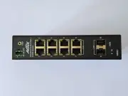 AETEK H30-082-30 Industrial Unmanaged 8-Port 30W PoE + 2-Port SFP PoE Switch