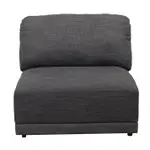 [James Lane] Amelia Armless Chair Module Isla Warm Charcoal