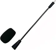 MICMXMO Replacement Microphone 3.5mm Boom Compatible with Turtle Beach Ear Force Gaming Headsets Noise Cancelling Mic for Xbox One PS4 PS5 Switch Mac PC Computer Gaming Headphones